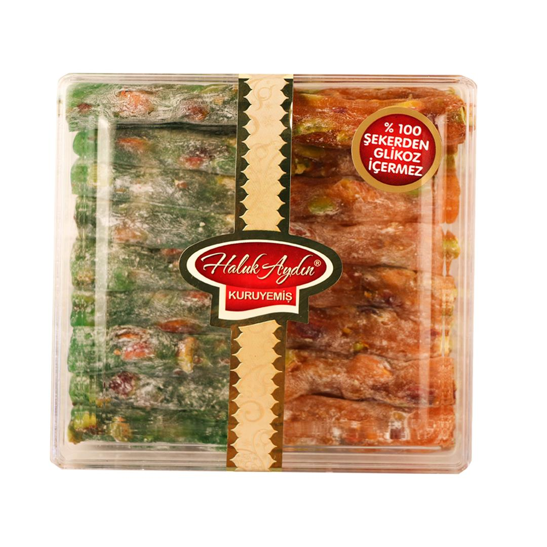 Haluk Aydın Kuruyemiş Elma Portakal Aromalı Fitil Lokum 220 G