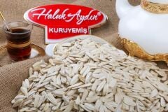 Haluk Aydın Nuts Roasted Salted White Sunflower Seeds 1 KG