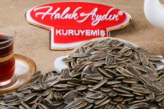 Haluk Aydın Nuts Roasted Local Unsalted Black Sunflower Seeds 1 KG