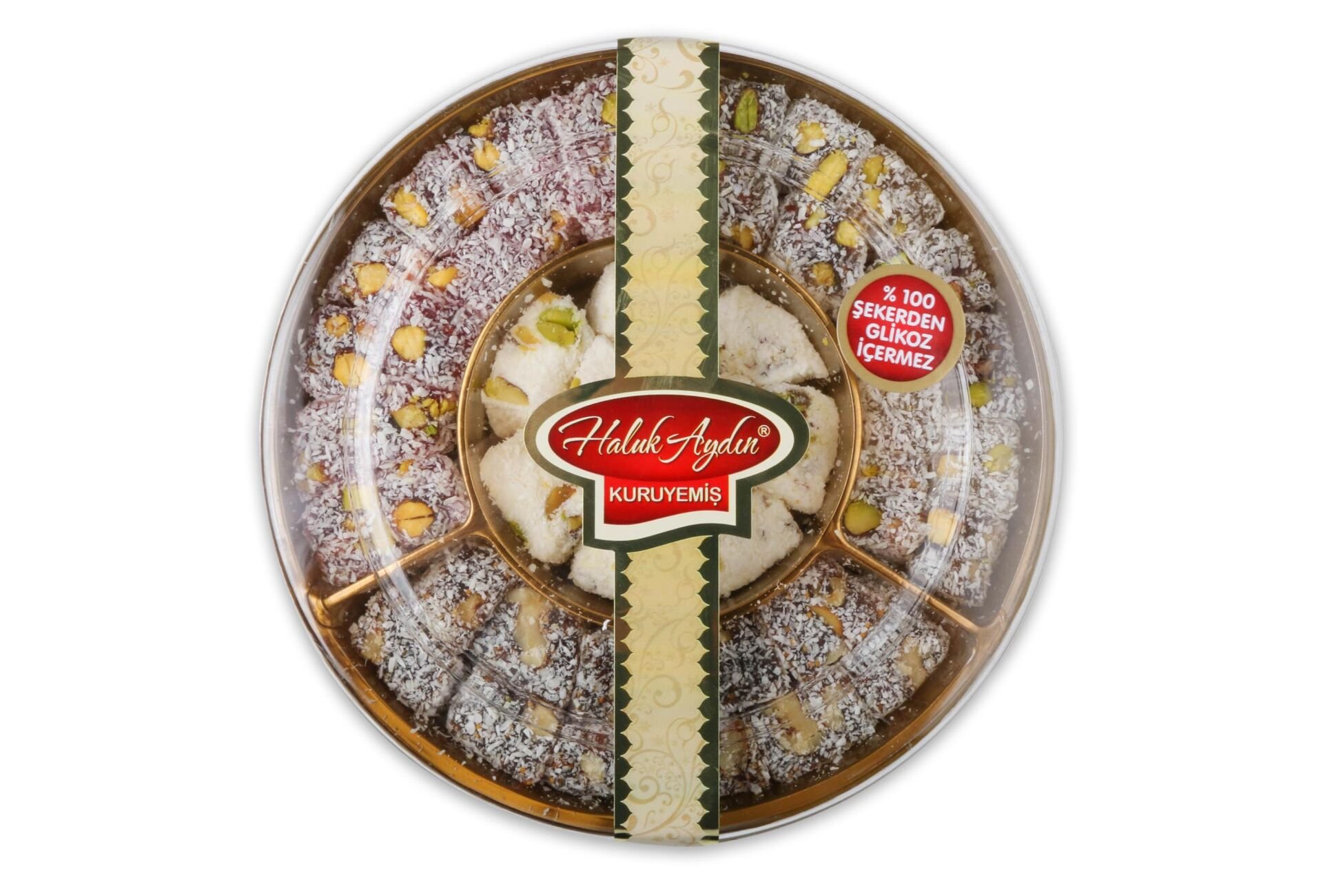 Haluk Aydın Nuts Mixed Turkish Delight with Double Roasted Pistachios 255g