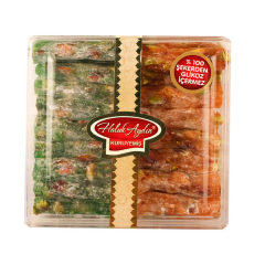 Haluk Aydın Dried Nuts Apple Orange Flavored Wick Turkish Delight 220 G