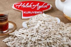 Haluk Aydın Kuruyemiş Kavrulmuş Tuzsuz Beyaz Ay Çekirdeği 1 KG