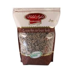 Haluk Aydın Kuruyemiş Kavrulmuş Yerli Tuzlu Siyah Ay Çekirdeği 1 KG