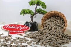 Haluk Aydın Kuruyemiş Kavrulmuş Yerli Tuzlu Siyah Ay Çekirdeği 1 KG