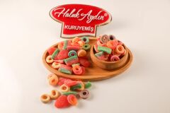 Haluk Aydın Nuts Sugar (Jelly Bean) Soft Candy 520 Gr